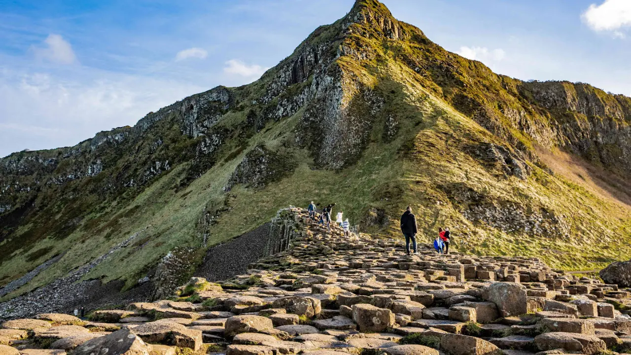 Giant's Causeway basalt columns